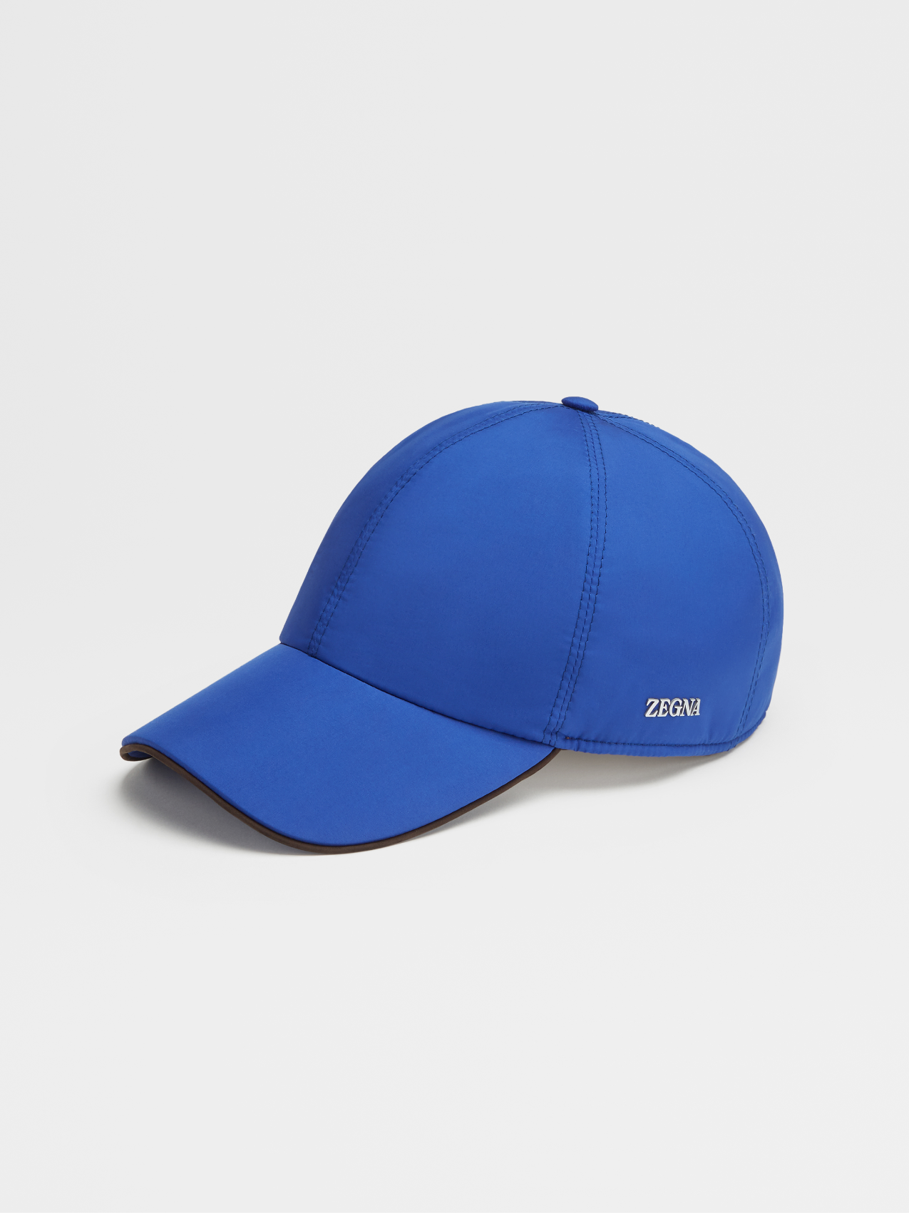 Blue Technical Fabric Baseball Cap
